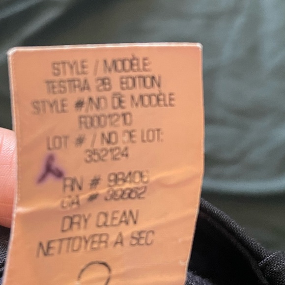 Theory testra 2B edition wool pants. Size 0. Black EUC - Picture 2 of 5